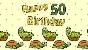 Warmest wishes on your 50th birthday celebration