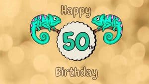 Wishing you a joyful 50th birthday extravaganza