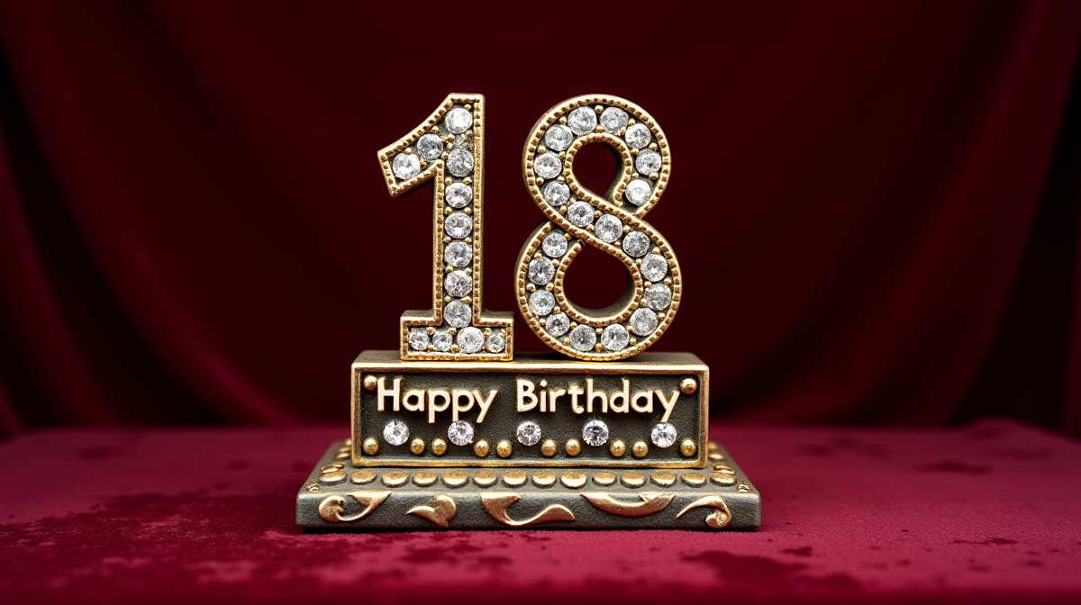 18 years of golden shine. You glow more than a trophy in the sun - wish ...